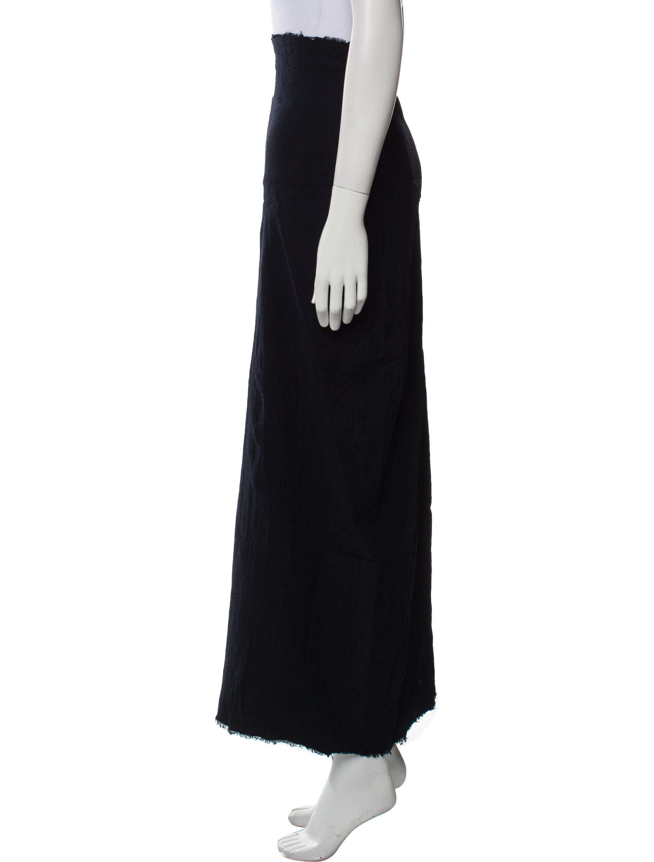 Marc Le Bihan Silk Long Skirt