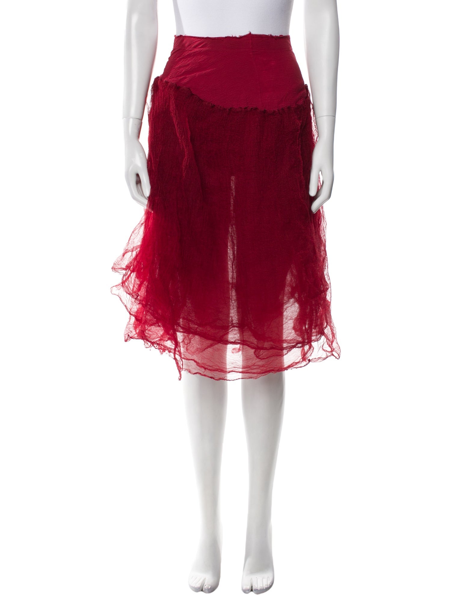 Marc Le Bihan Wool Knee-Length Skirt