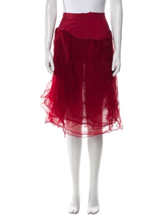 Marc Le Bihan Wool Knee-Length Skirt