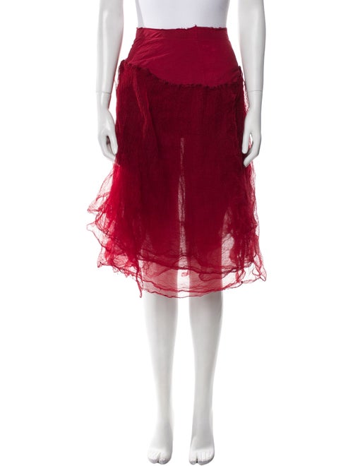 Marc Le Bihan Wool Knee-Length Skirt