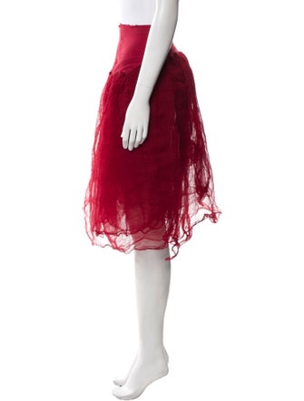 Marc Le Bihan Wool Knee-Length Skirt