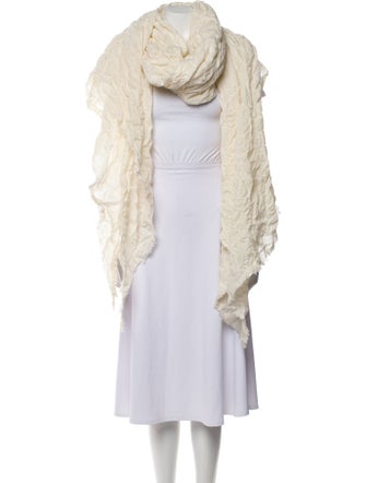 Marc Le Bihan Wool Printed Scarf