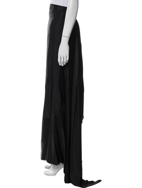 Marc Le Bihan Distressed Accents Long Skirt