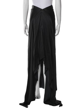 Marc Le Bihan Distressed Accents Long Skirt