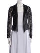 Marc Le Bihan Wool Printed Evening Jacket