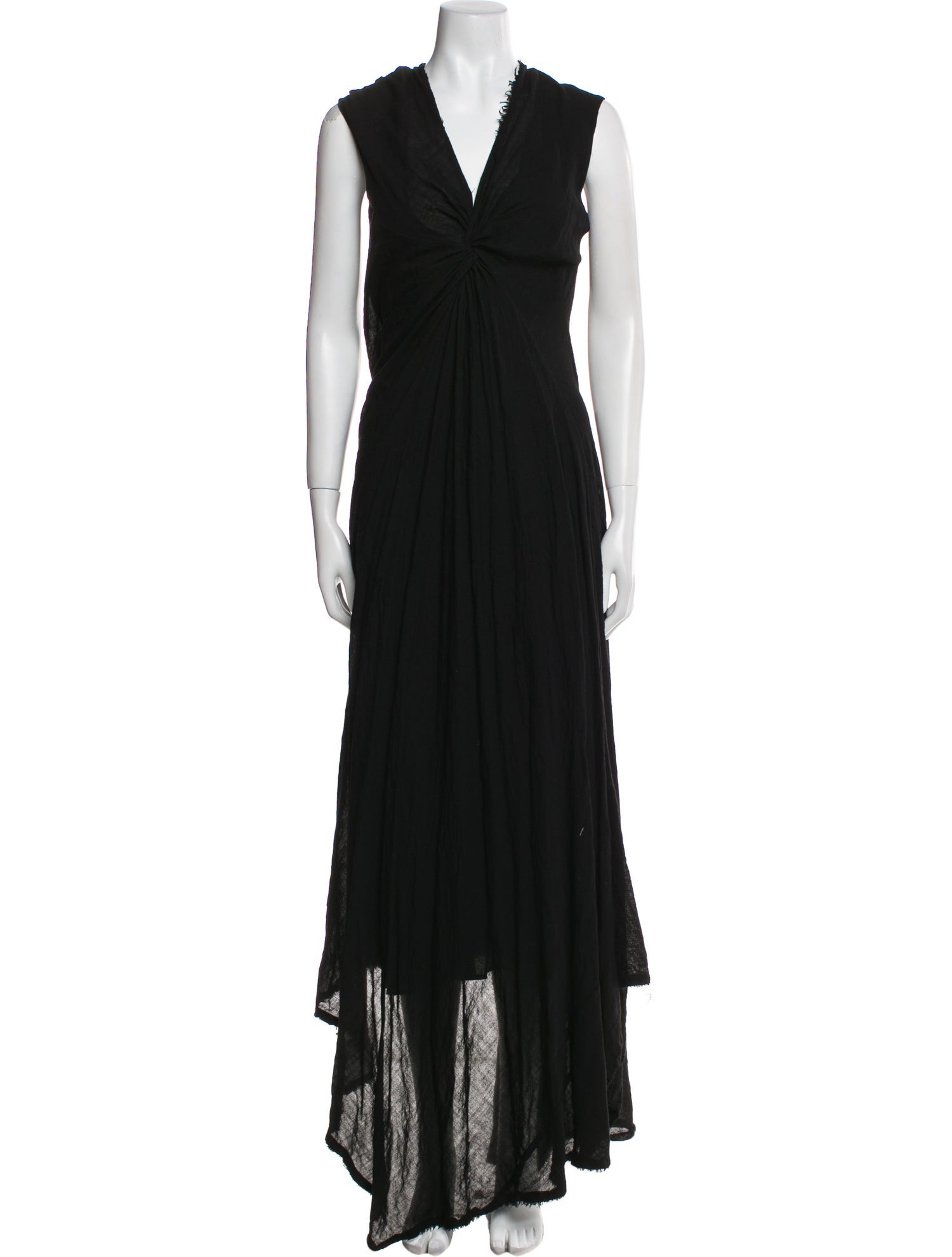 Marc Le Bihan Wool Long Dress