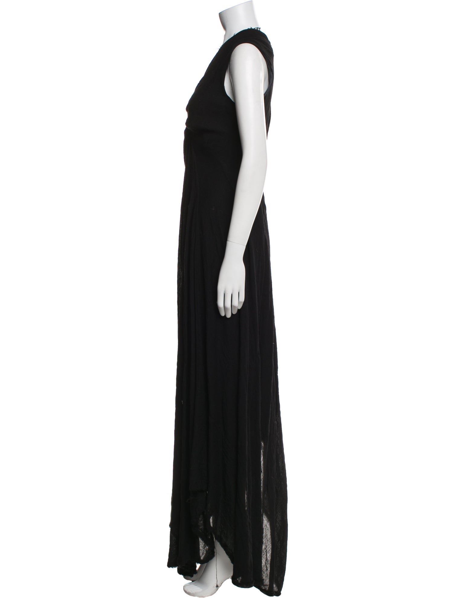 Marc Le Bihan Wool Long Dress