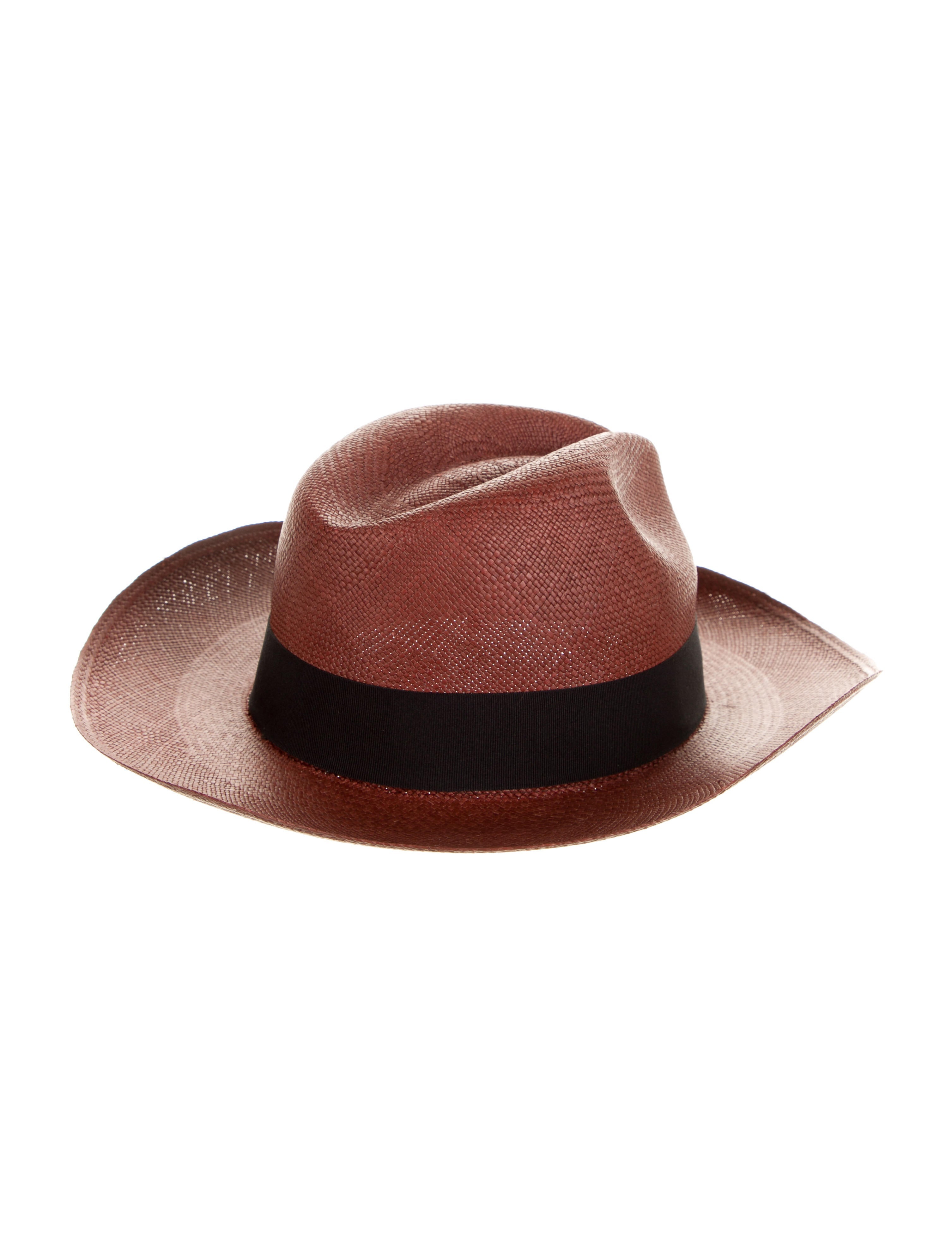 Marina Straw Fedora Hat w/ Tags 