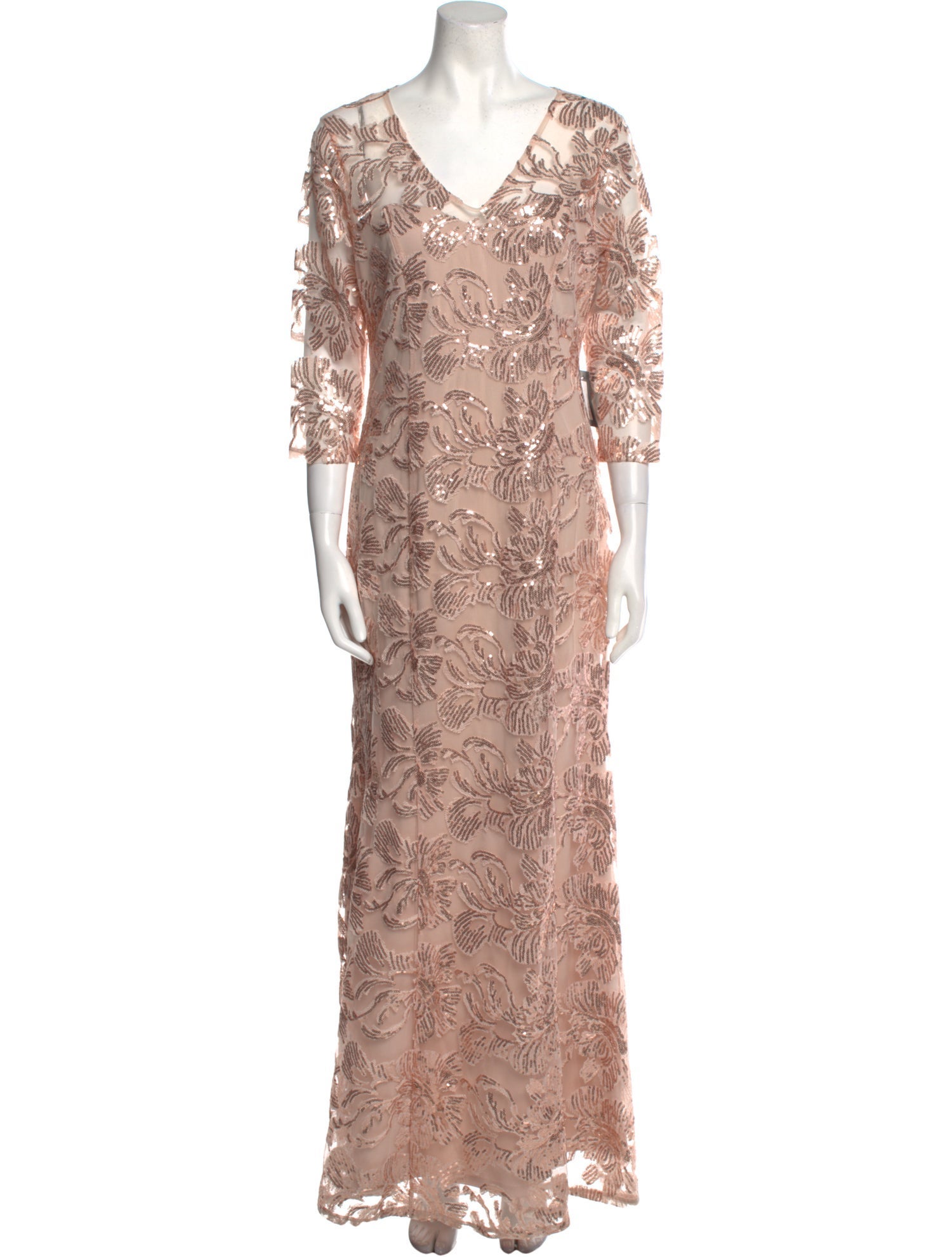 Marina Patterned Long Dress