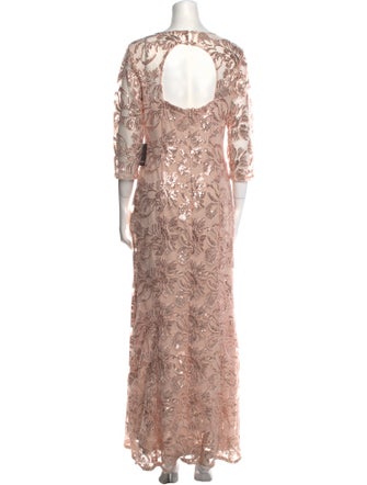 Marina Patterned Long Dress