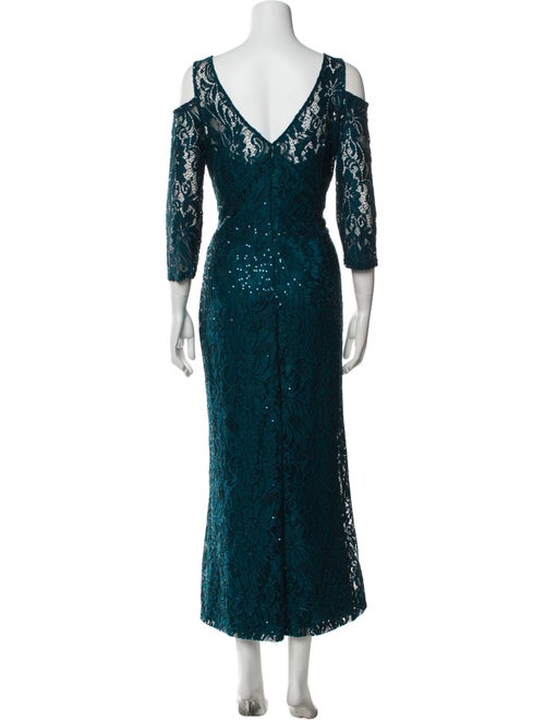 Marina Lace Pattern Long Dress