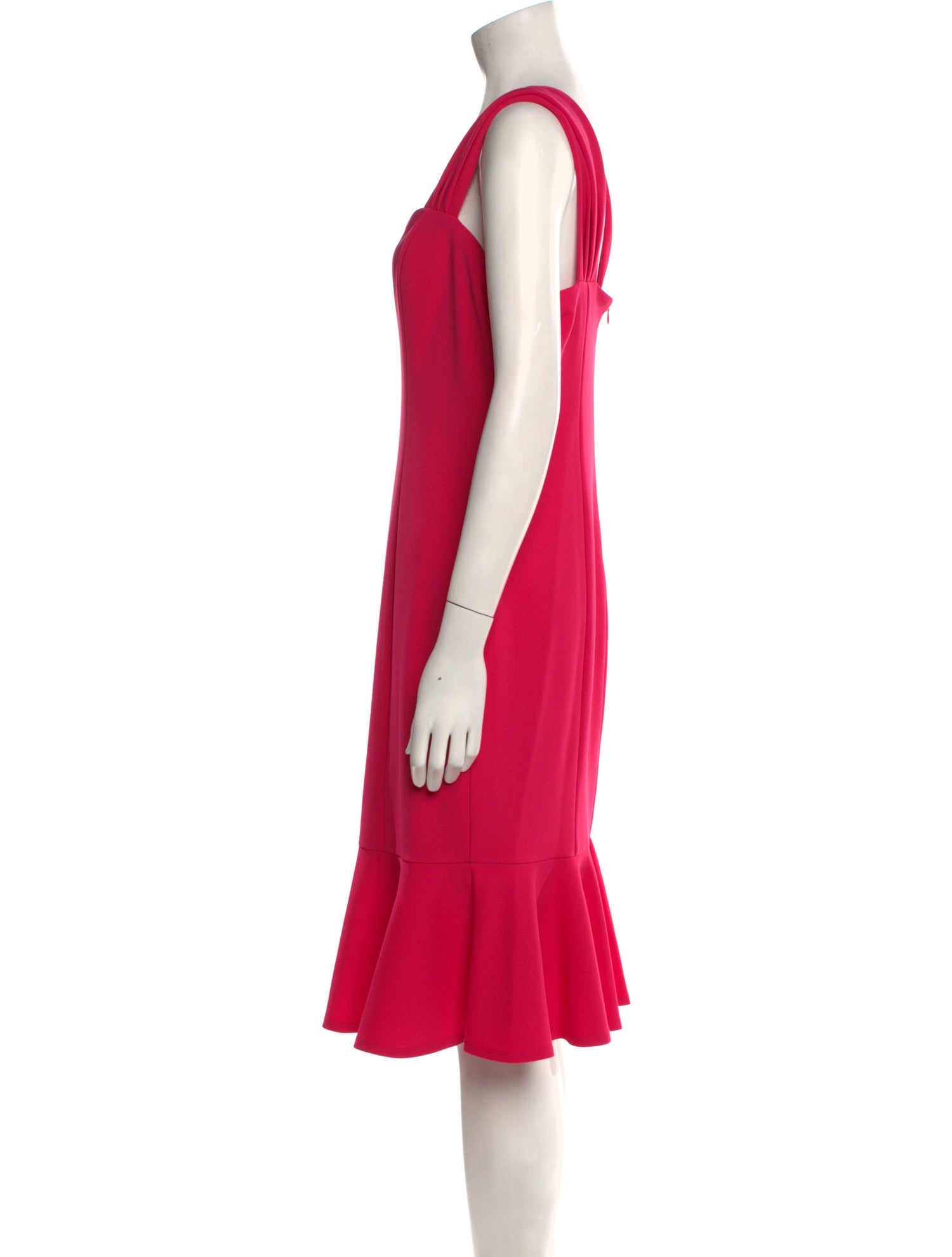 Marina Square Neckline Knee-Length Dress w/ Tags