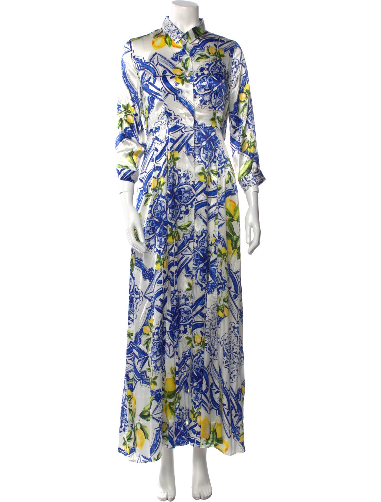 Marina Silk Long Dress