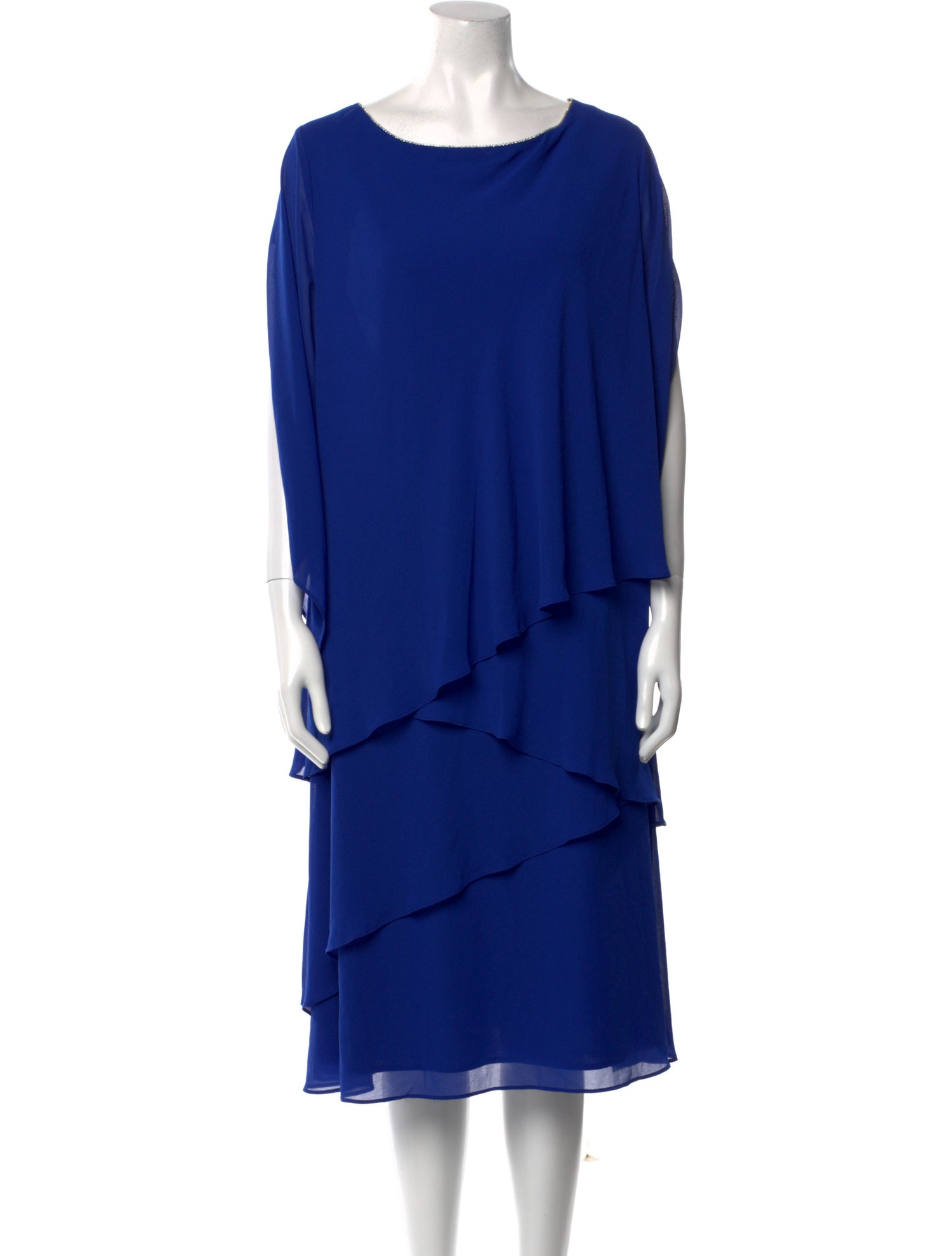 Marina Bateau Neckline Midi Length Dress w/ Tags