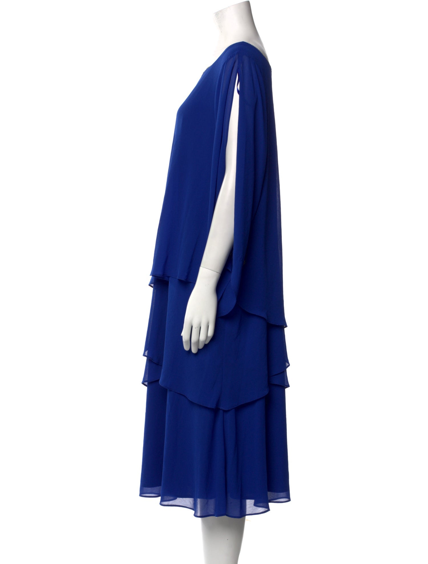 Marina Bateau Neckline Midi Length Dress w/ Tags