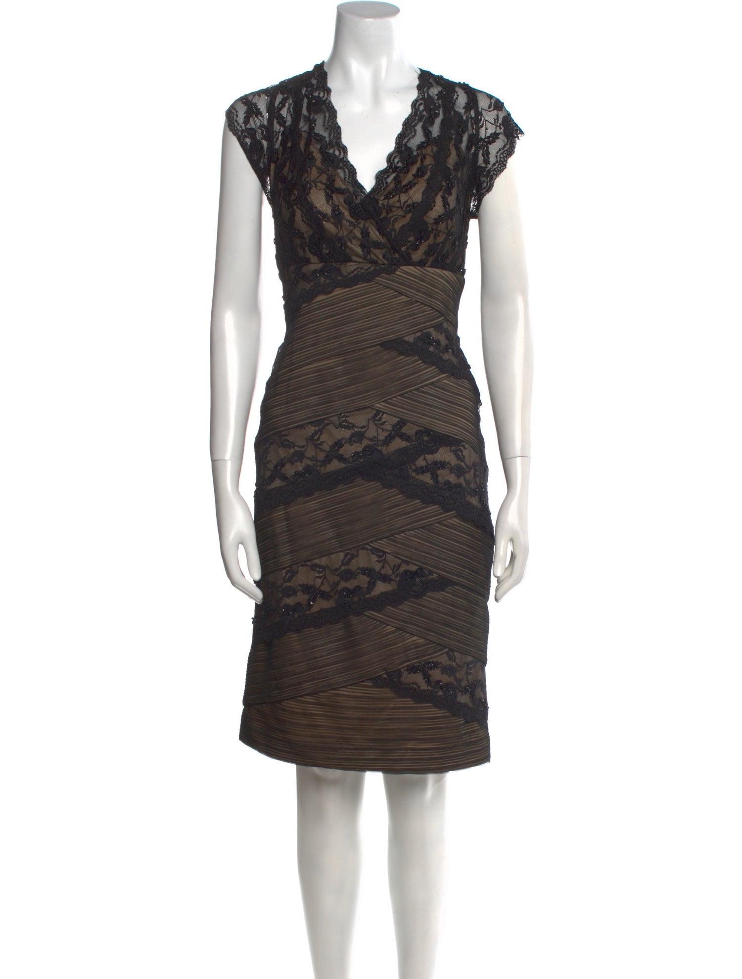 Marina Printed Knee-Length Dress