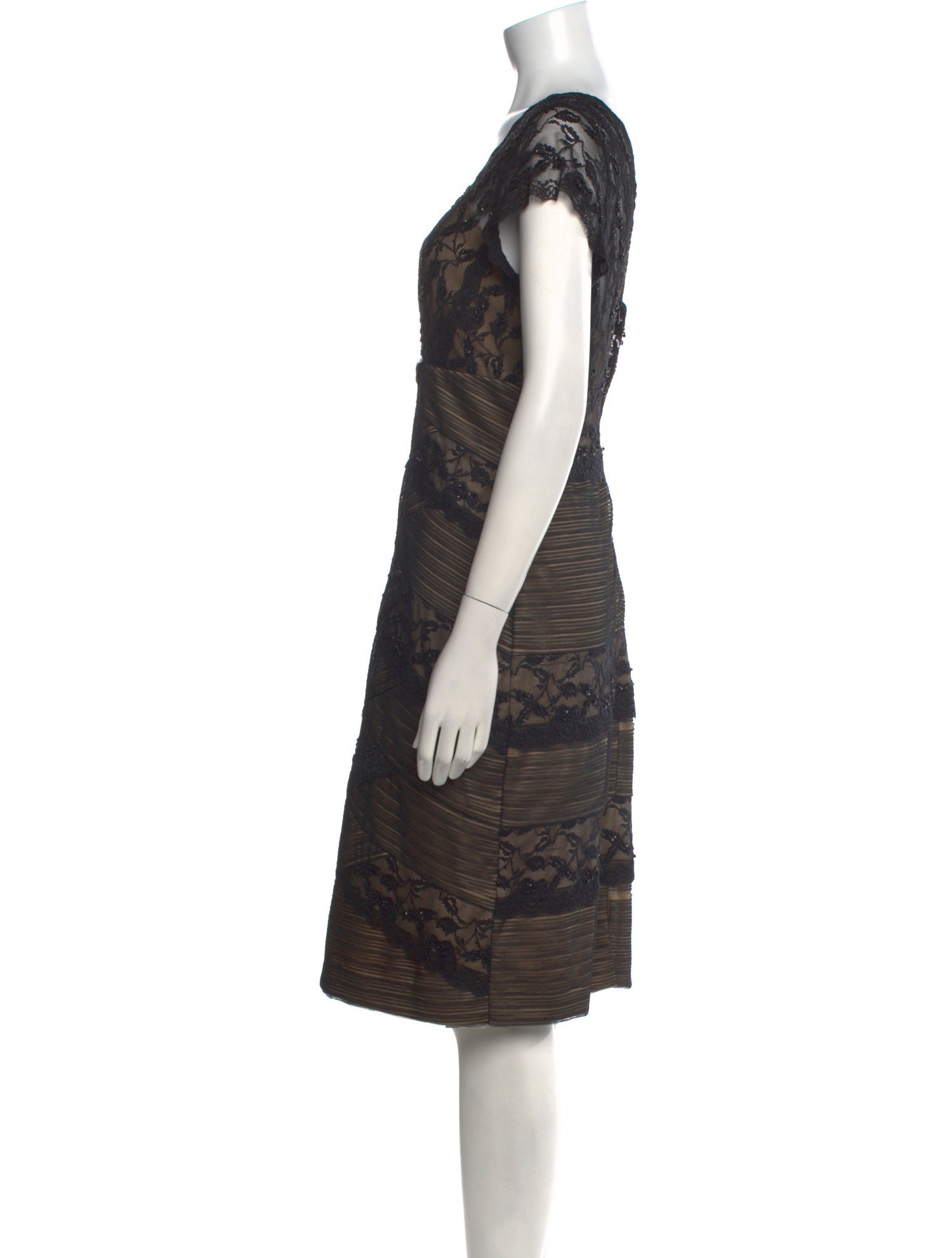 Marina Printed Knee-Length Dress