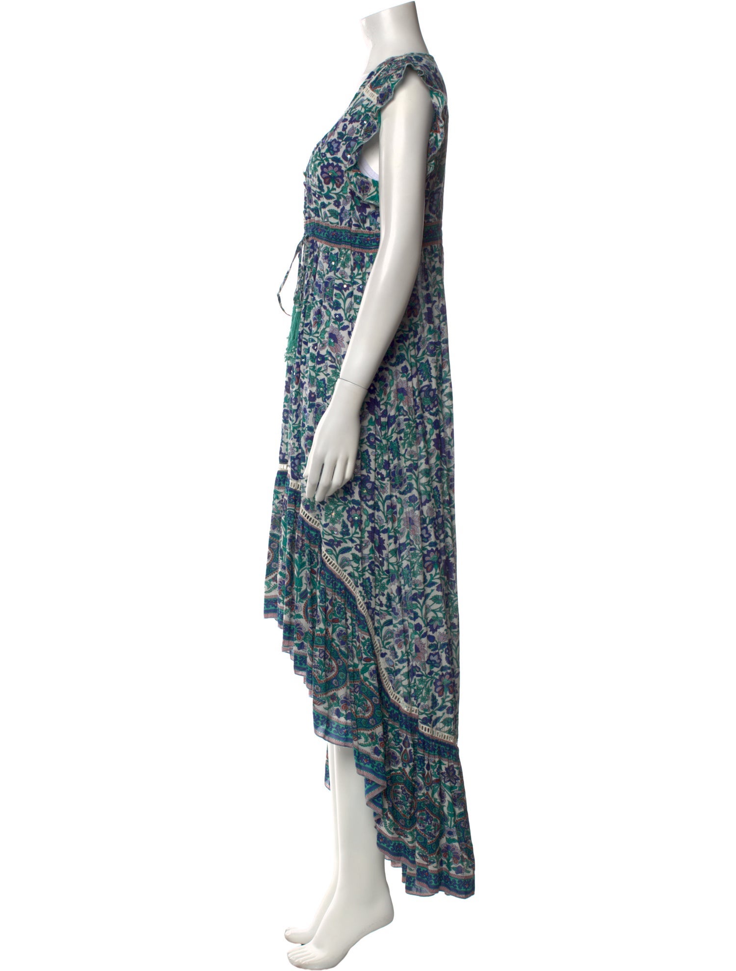 Marina Printed Long Dress