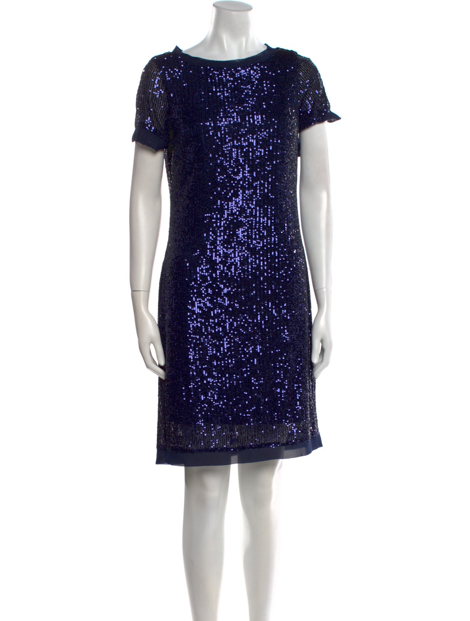 Marina Bateau Neckline Mini Dress