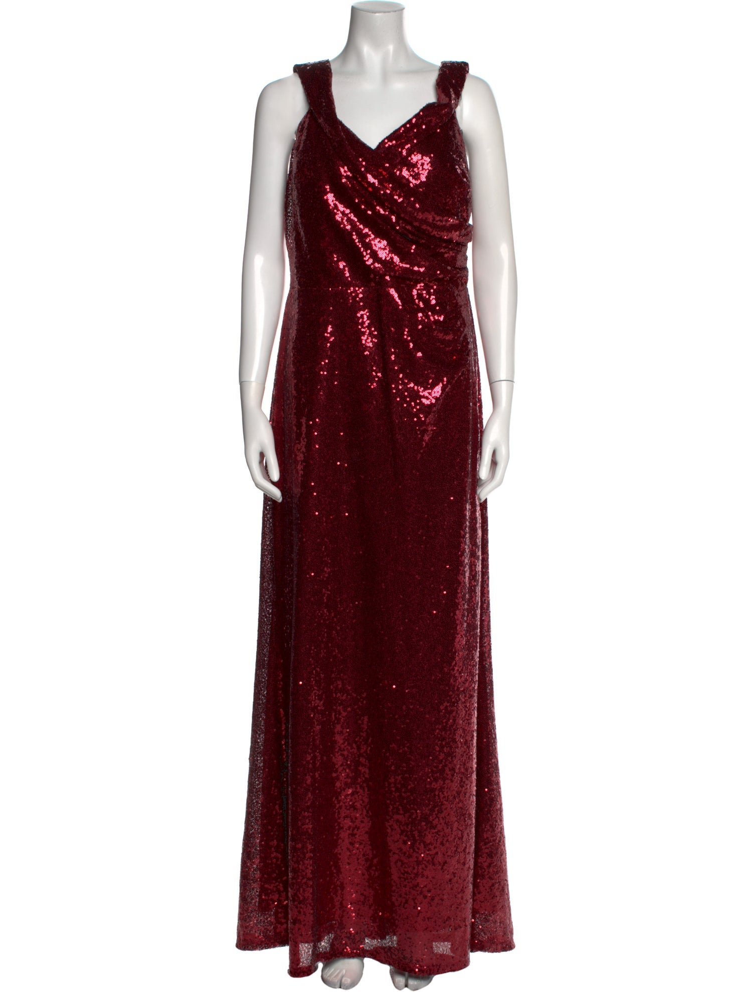 Marina Cowl Neck Long Dress