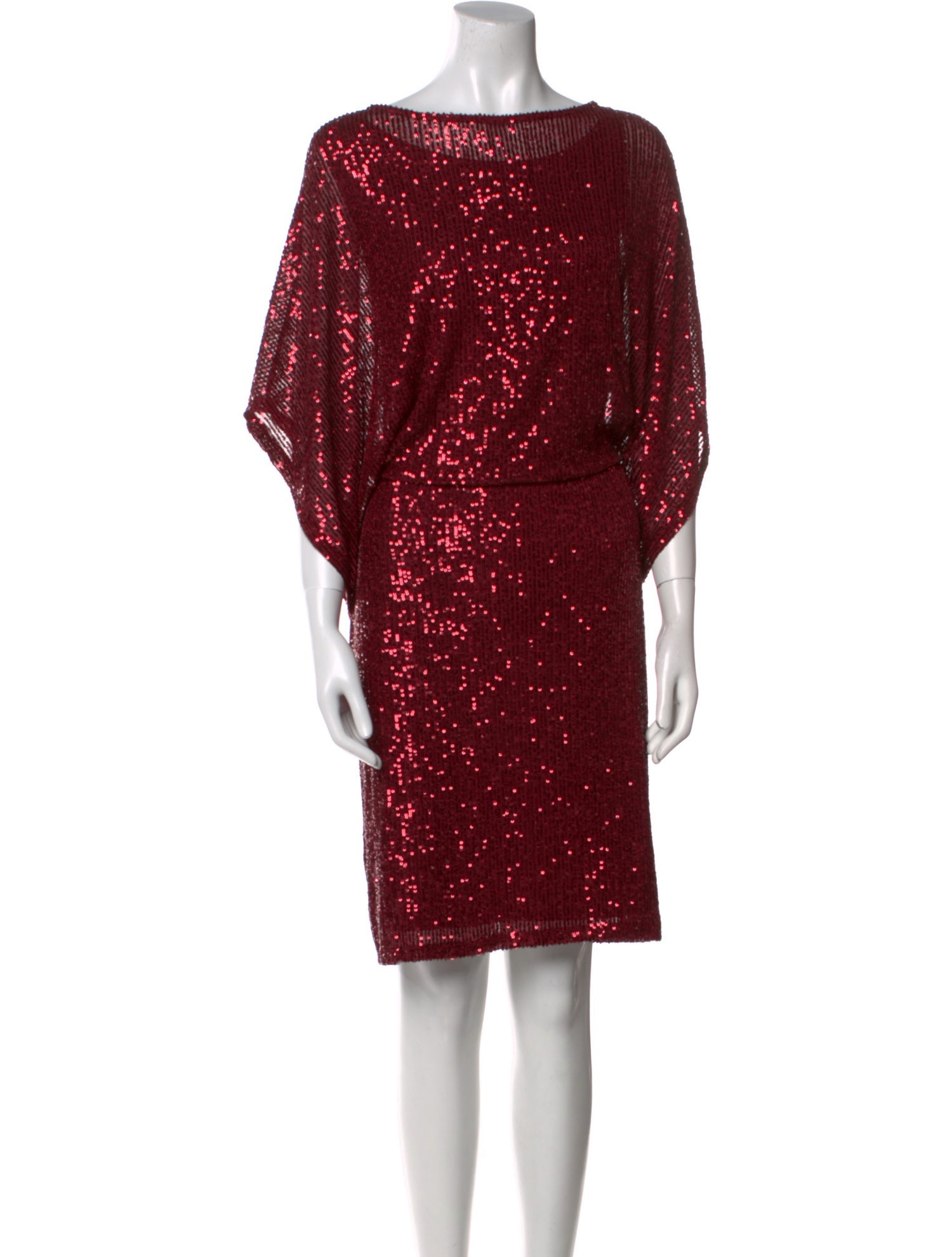 Marina Patterned Knee-Length Dress