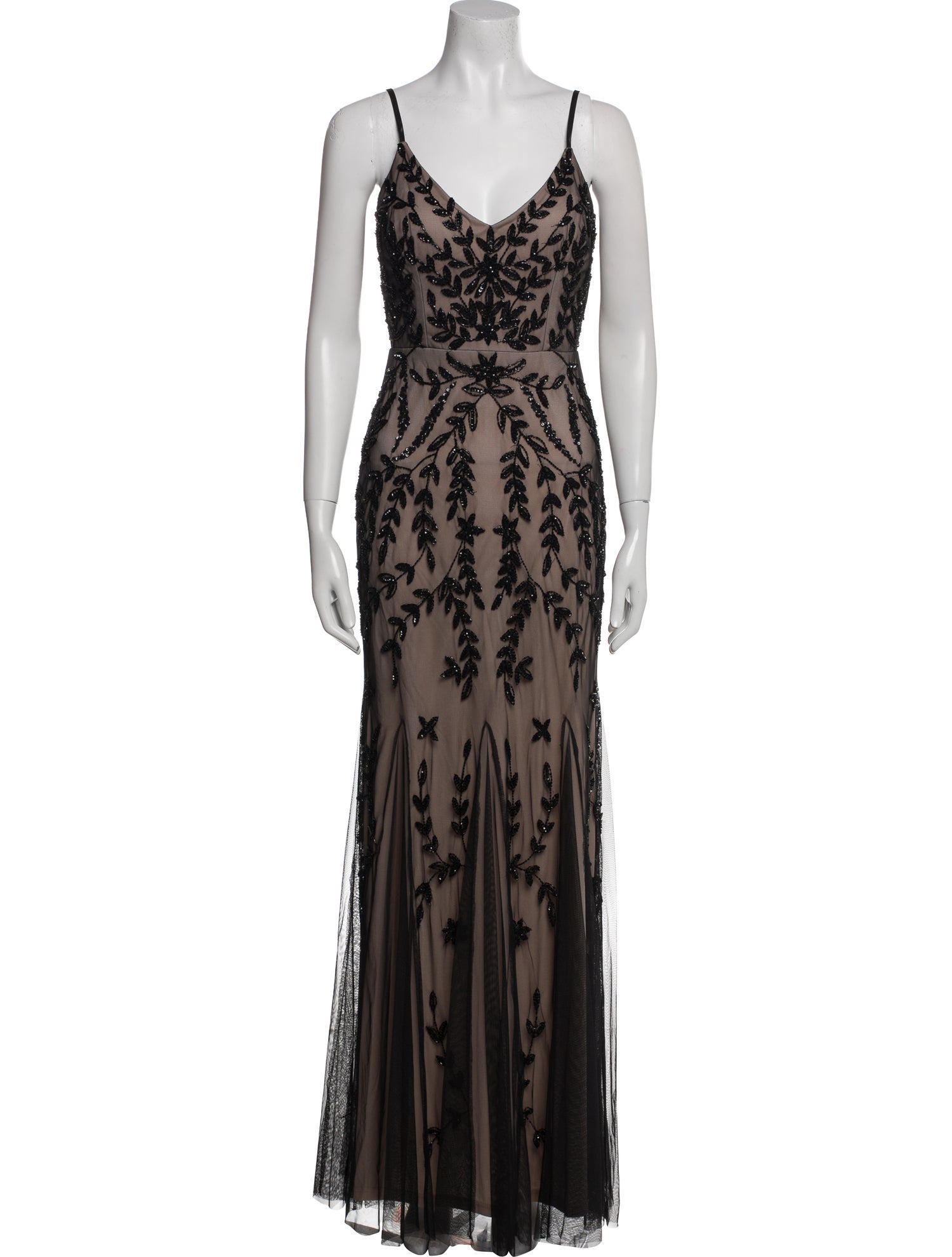 Marina Lace Pattern Long Dress