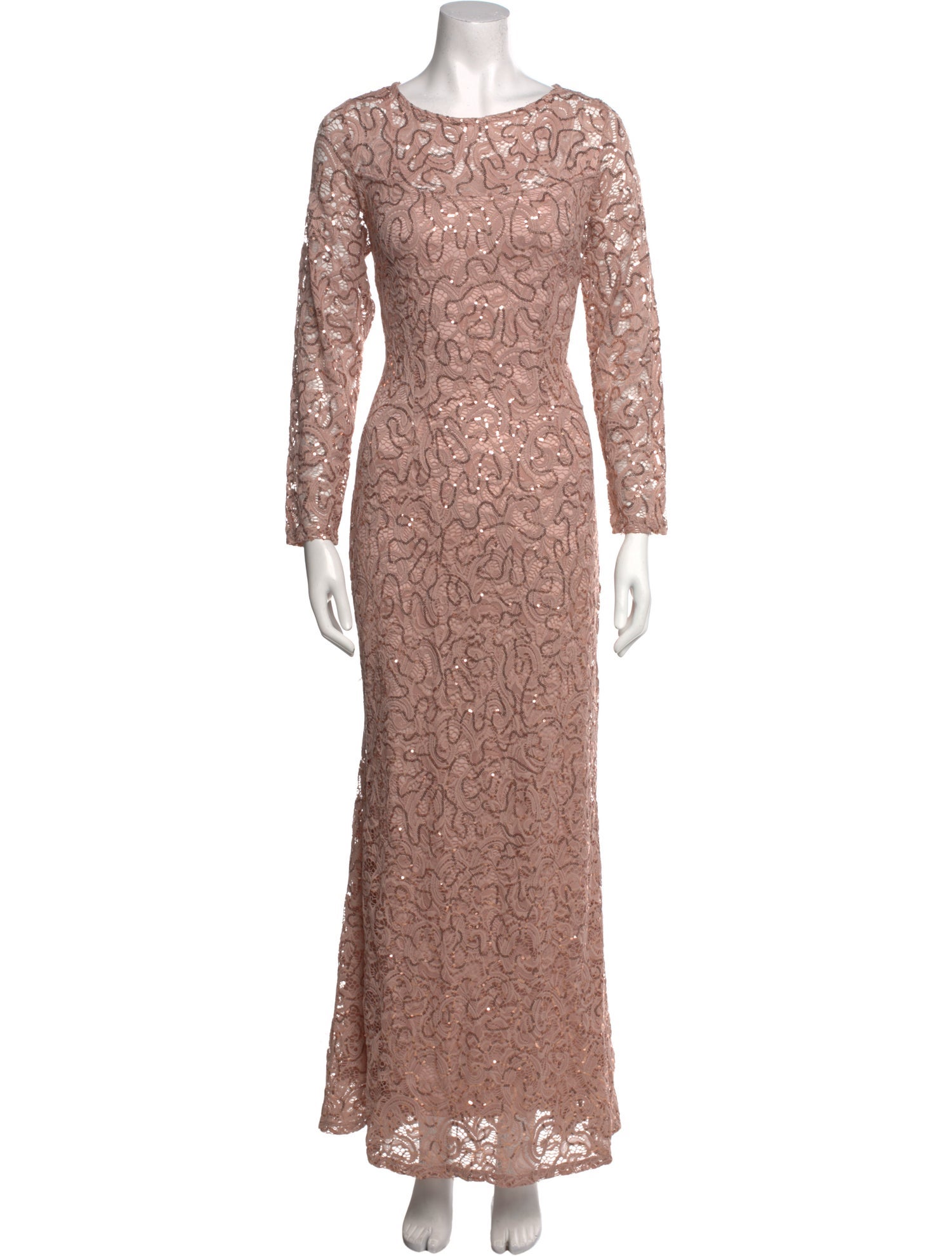 Marina Lace Pattern Long Dress w/ Tags