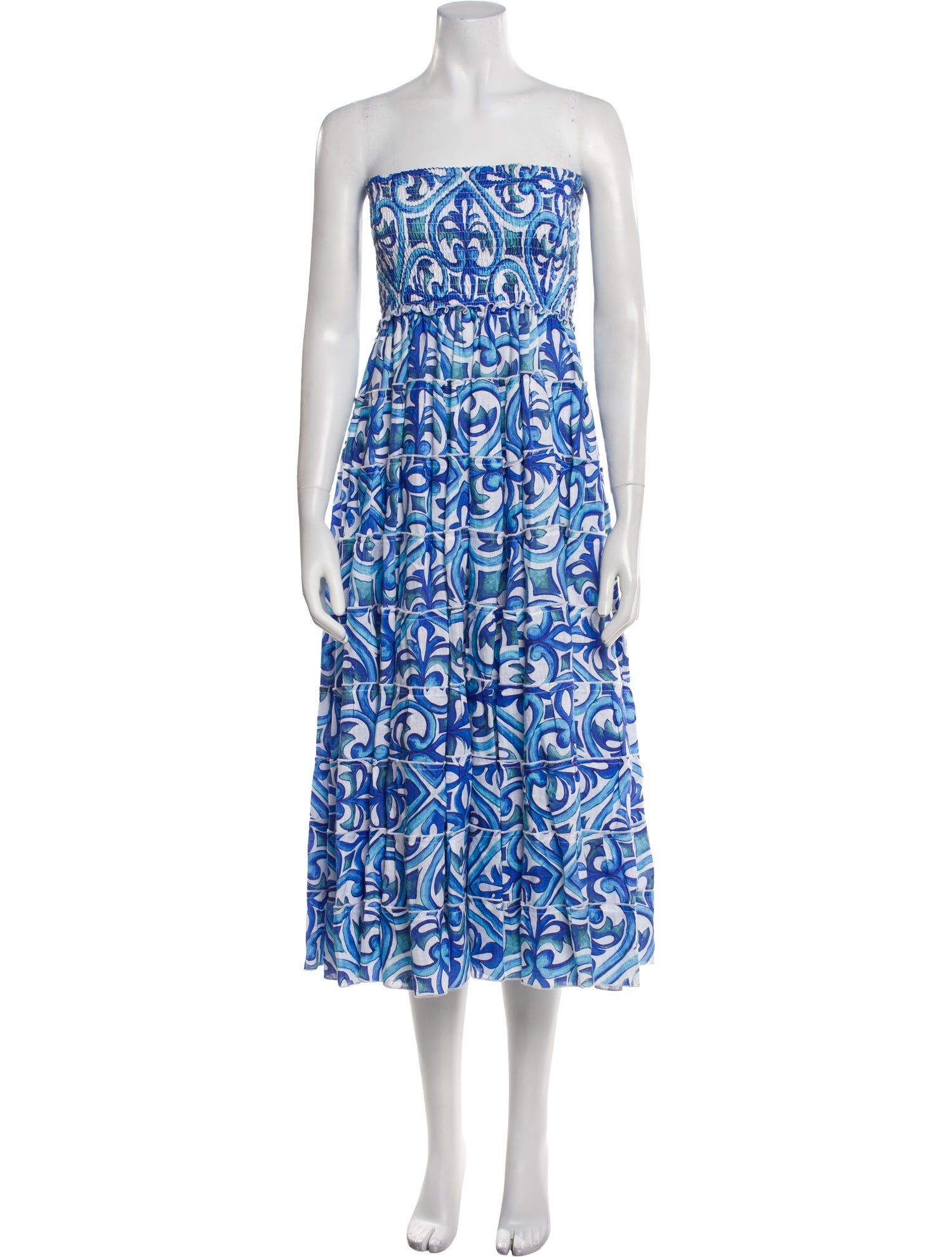 Marina Linen Knee-Length Dress