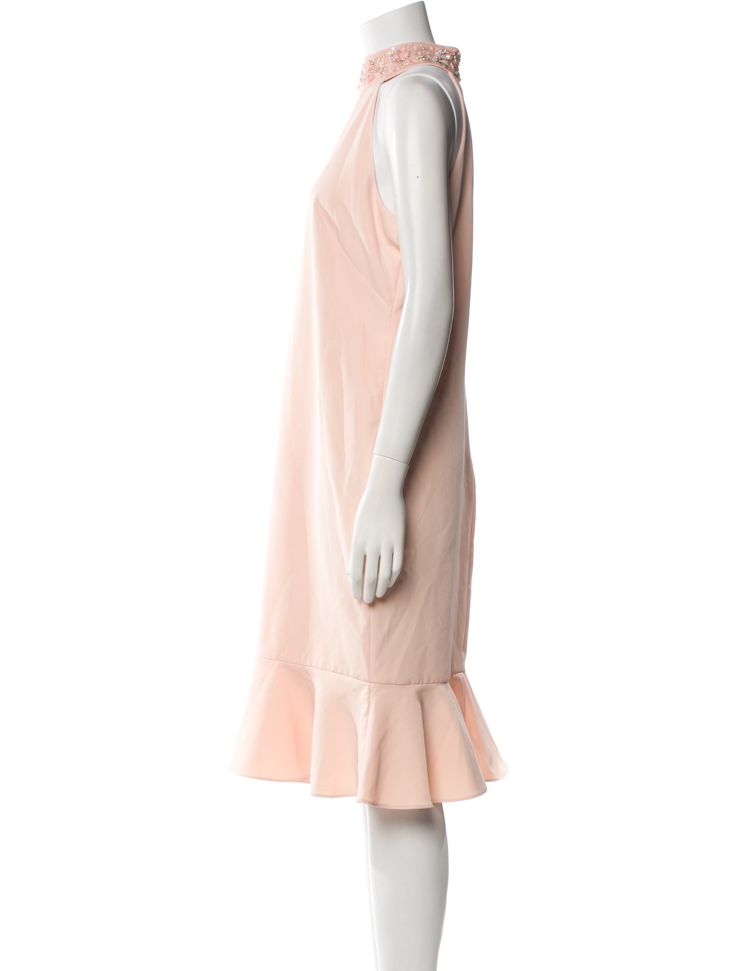 Marina Mock Neck Midi Length Dress w/ Tags