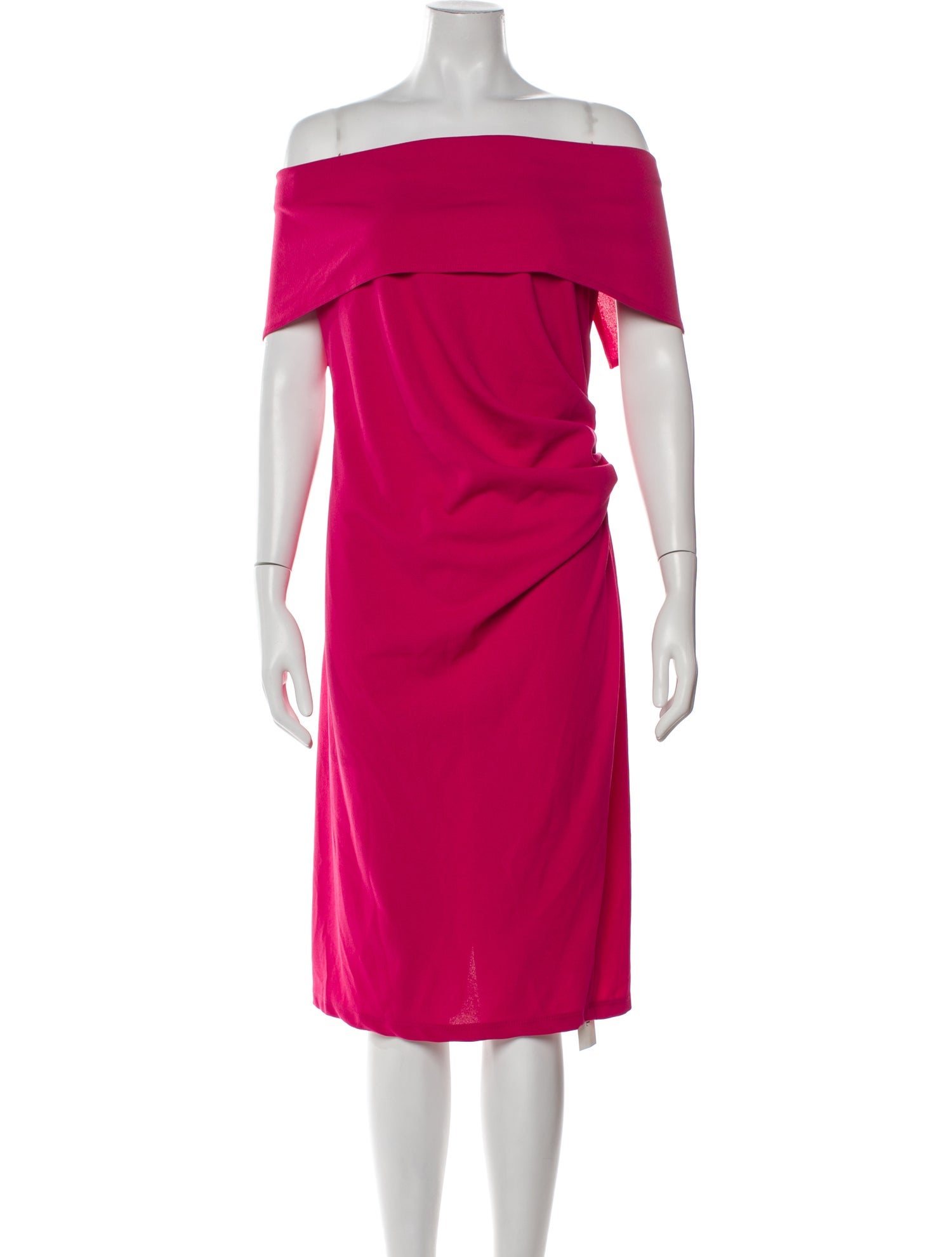 Marina Off-The-Shoulder Knee-Length Dress w/ Tags