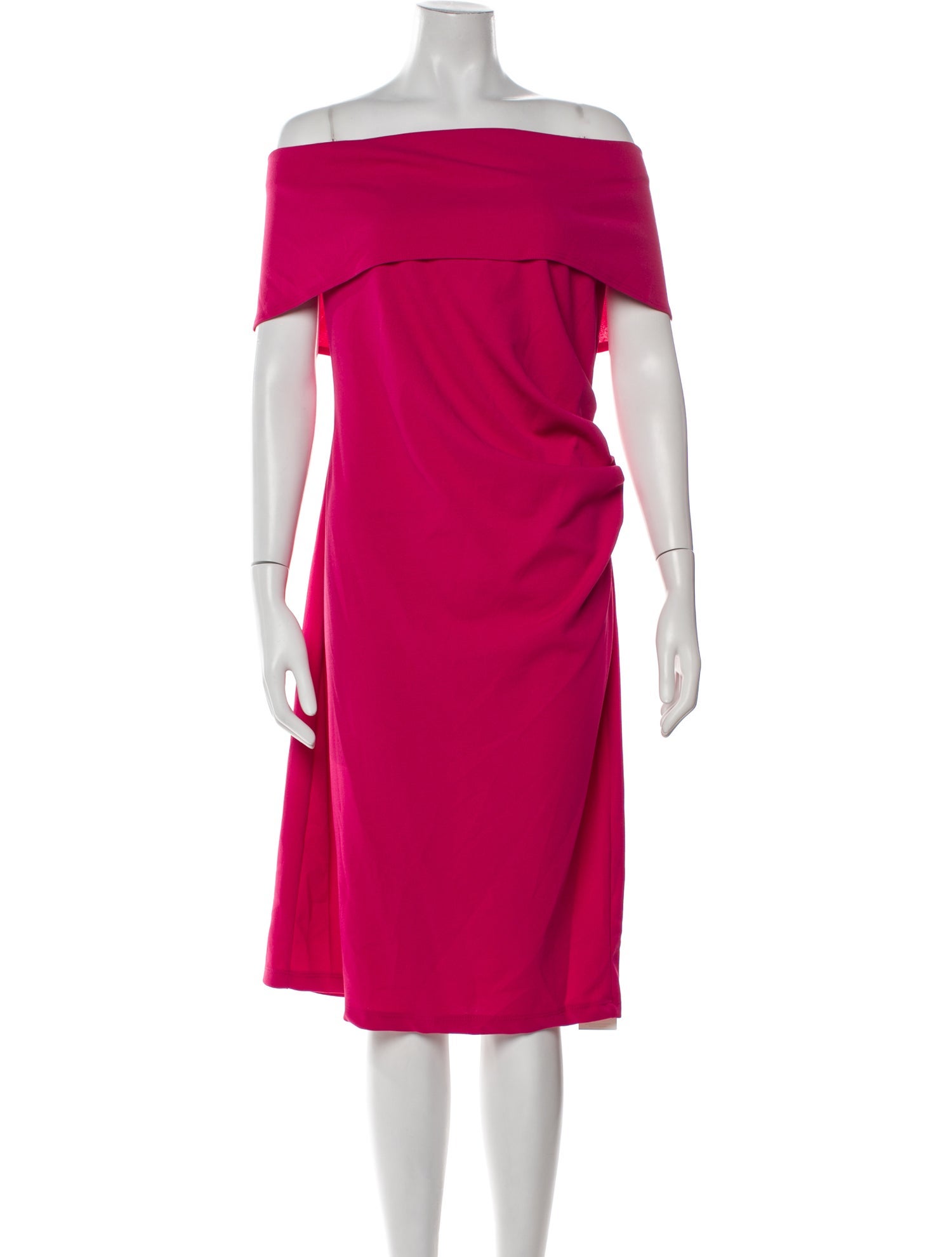 Marina Off-The-Shoulder Knee-Length Dress w/ Tags