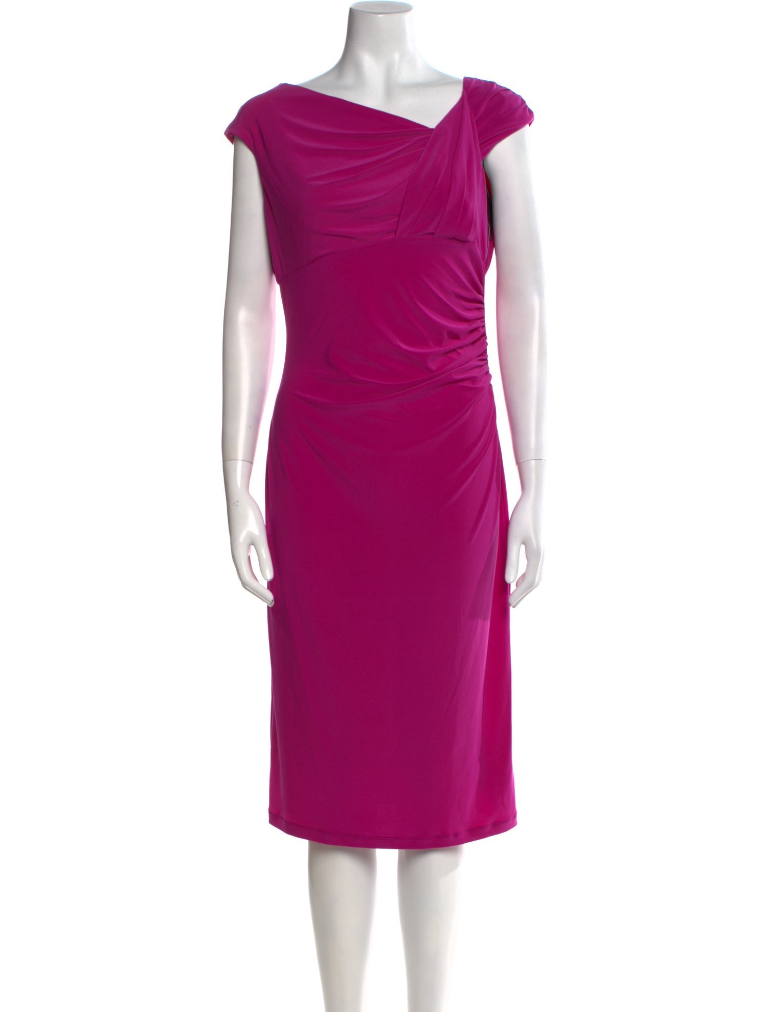 Marina Cowl Neck Knee-Length Dress w/ Tags