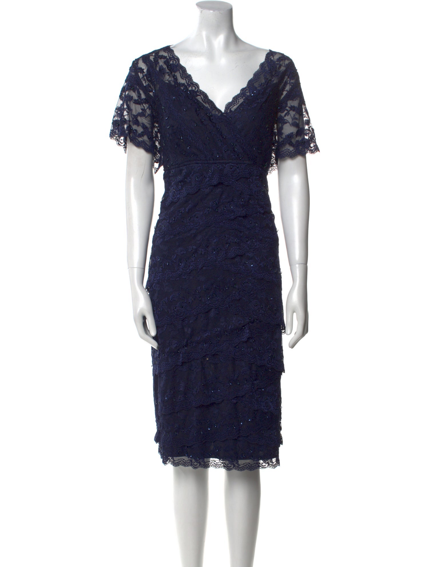 Marina Nylon Midi Length Dress