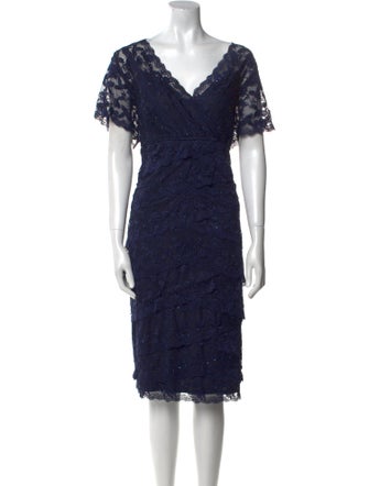 Marina Nylon Midi Length Dress