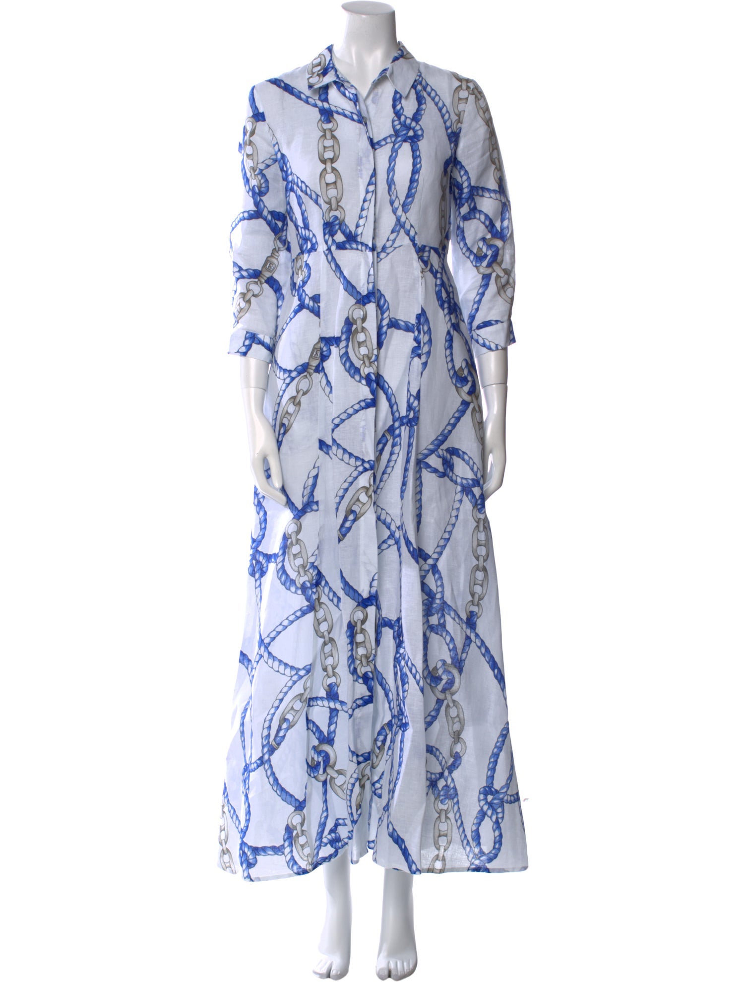 Marina Printed Long Dress