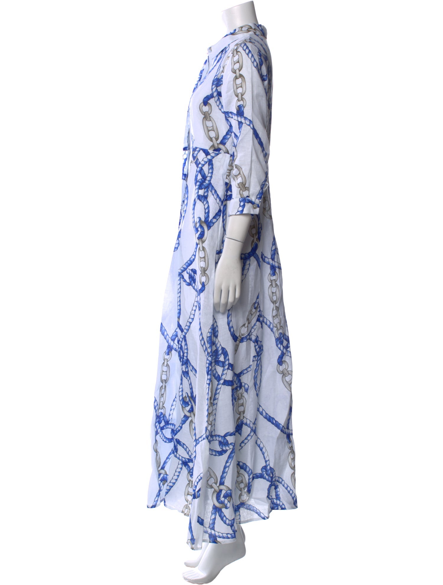 Marina Printed Long Dress