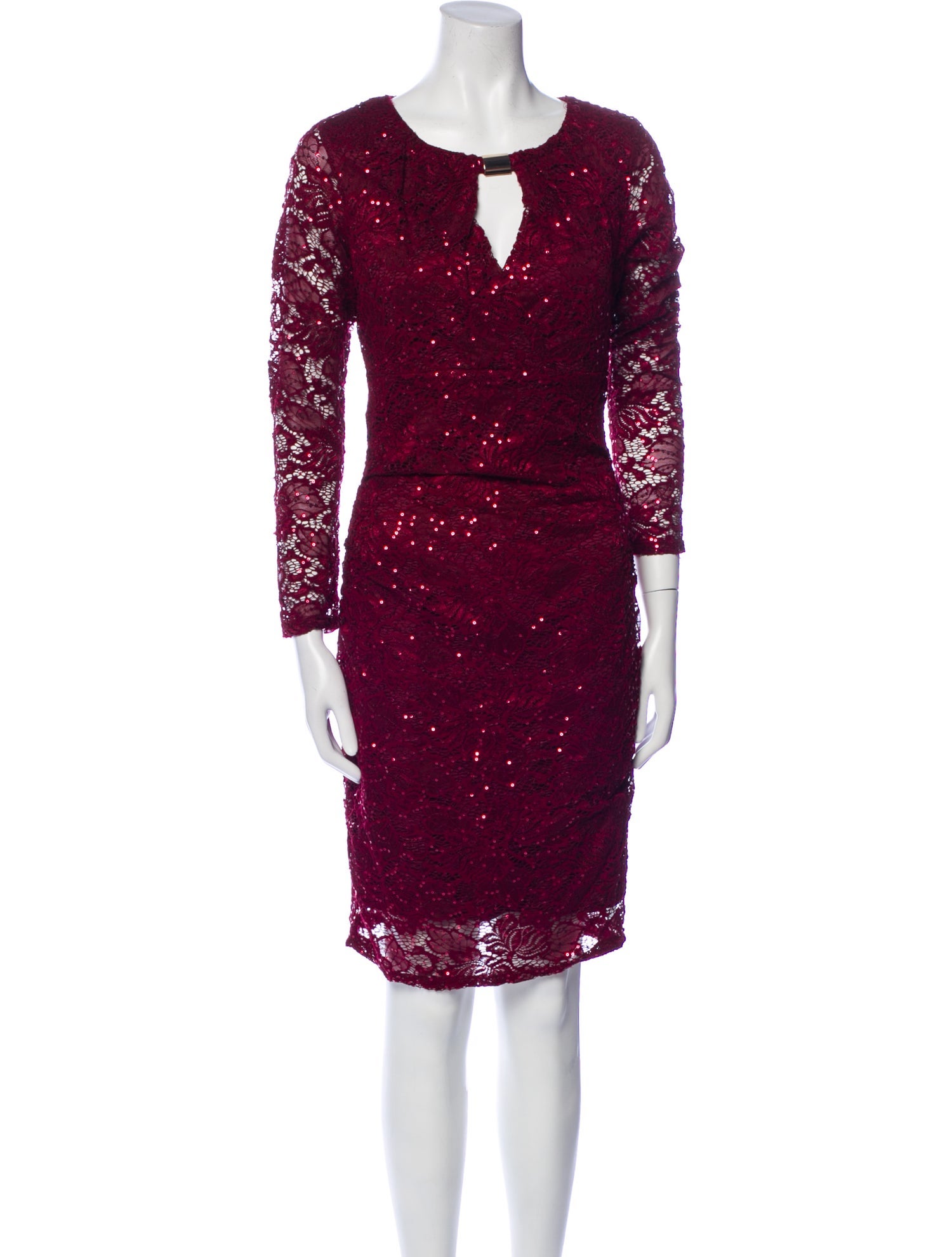 Marina Scoop Neck Mini Dress