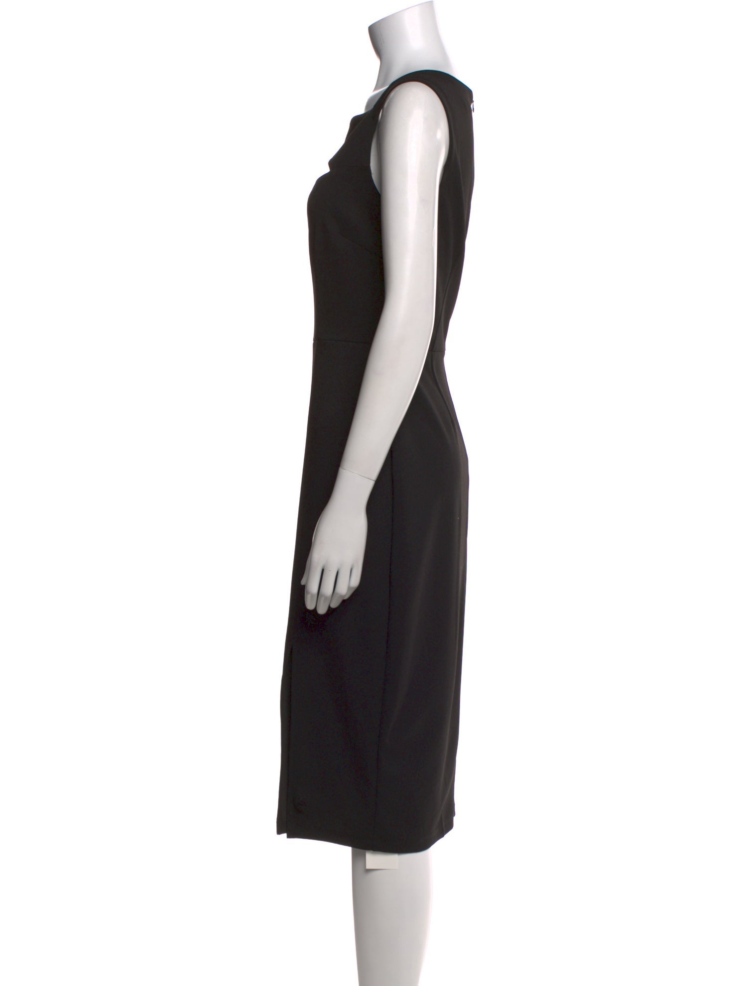 Marina Square Neckline Midi Length Dress