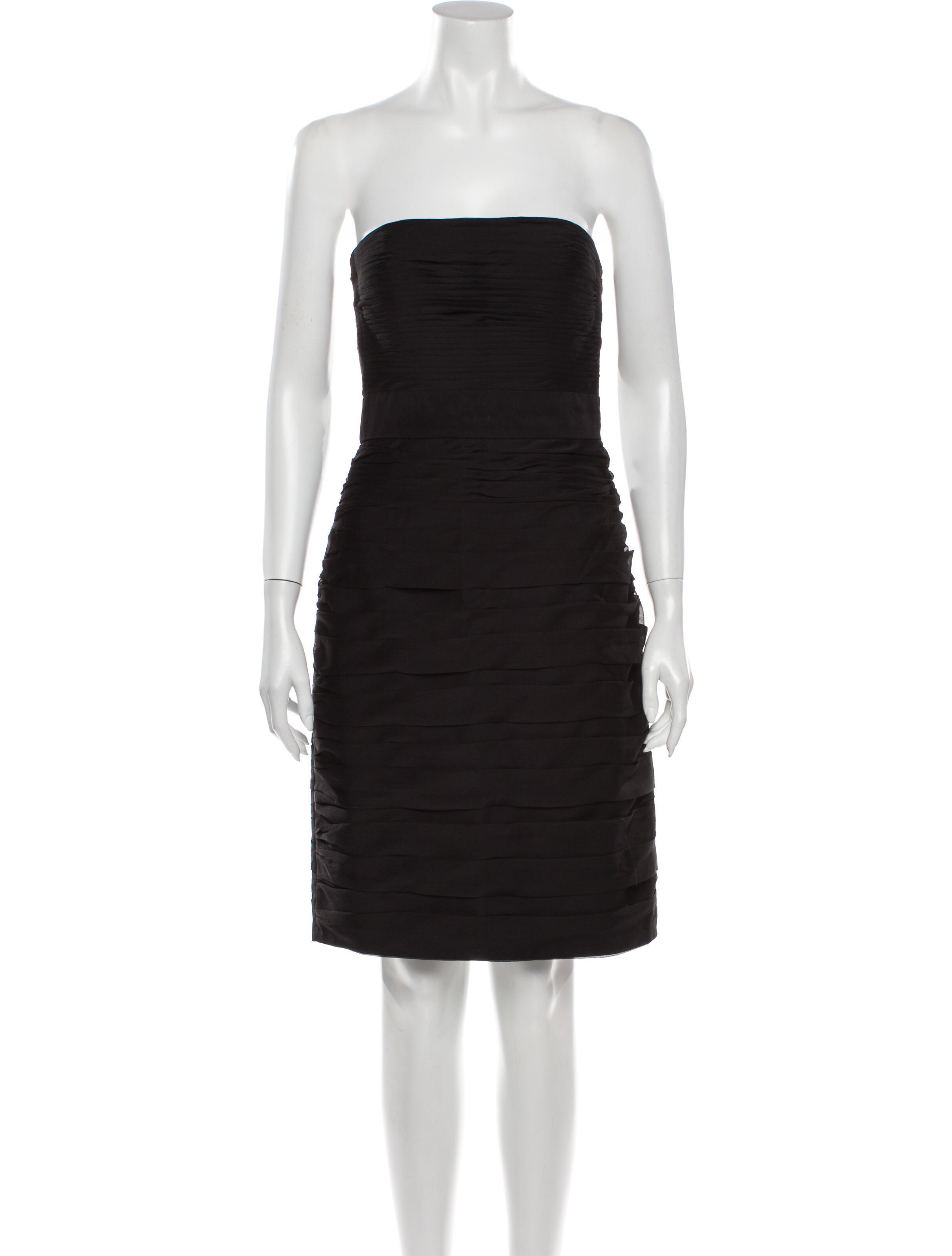 ML Monique Lhuillier Strapless Mini Dress