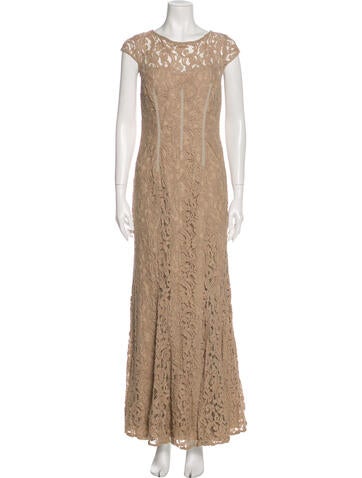 ML Monique Lhuillier Dresses Lace Pattern Long Dress US 4 | S