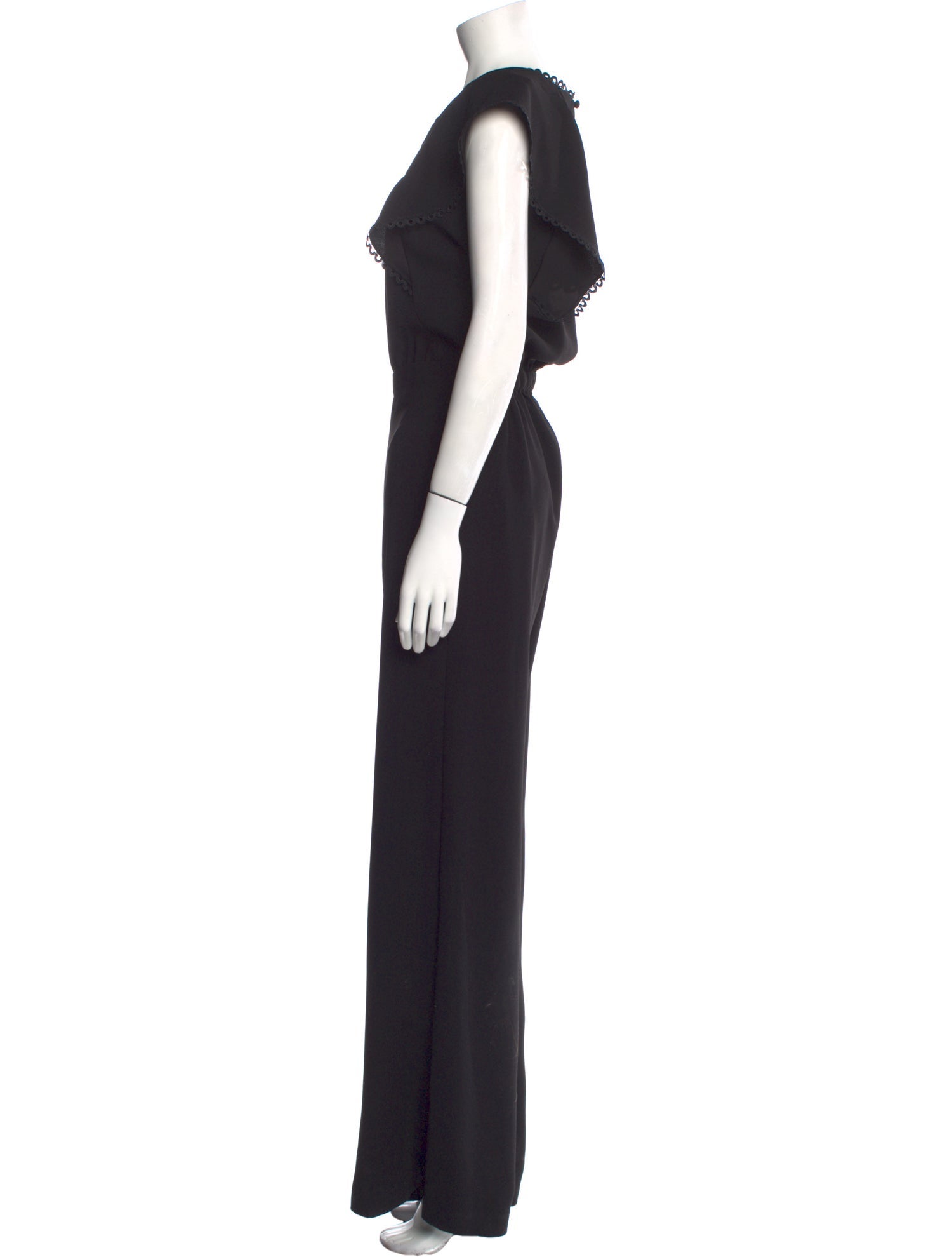 ML Monique Lhuillier V-Neck Jumpsuit