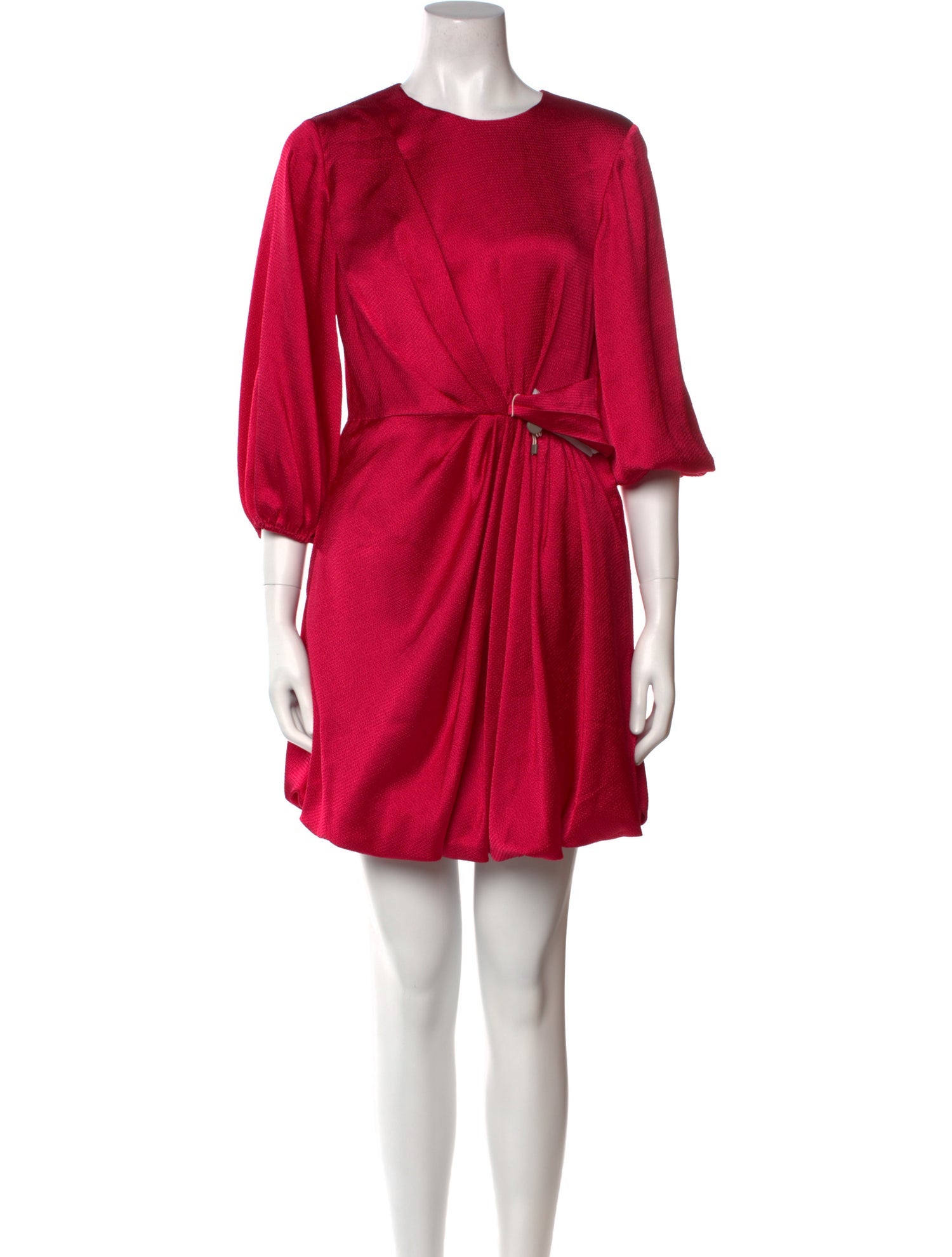 ML Monique Lhuillier Crew Neck Mini Dress