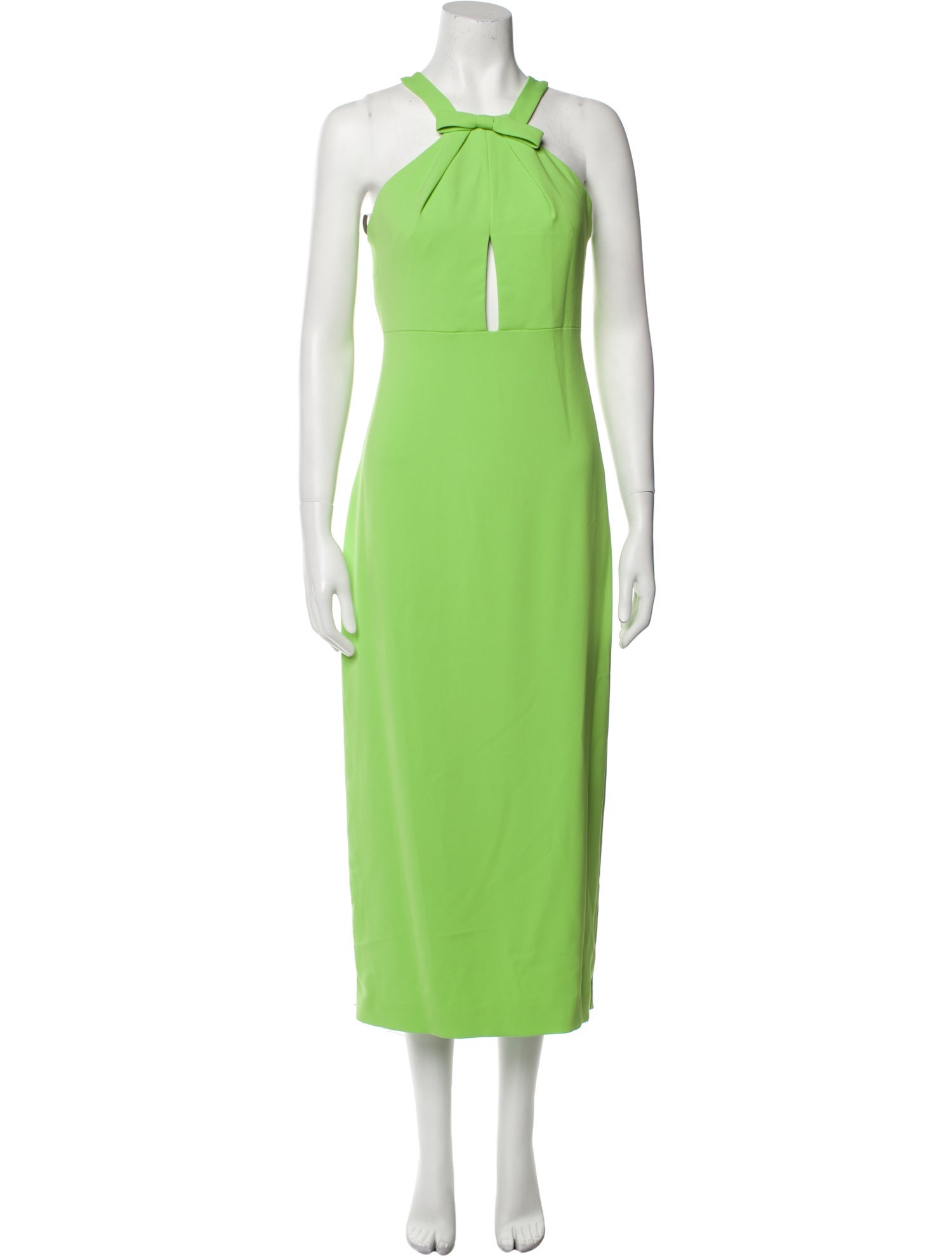 ML Monique Lhuillier Halterneck Long Dress