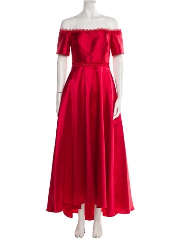 ML Monique Lhuillier Dresses Off-The-Shoulder Long Dress US 2 | XS