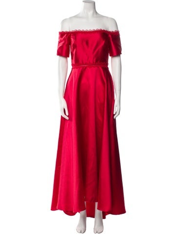 ML Monique Lhuillier Dresses Off-The-Shoulder Long Dress US 2 | XS