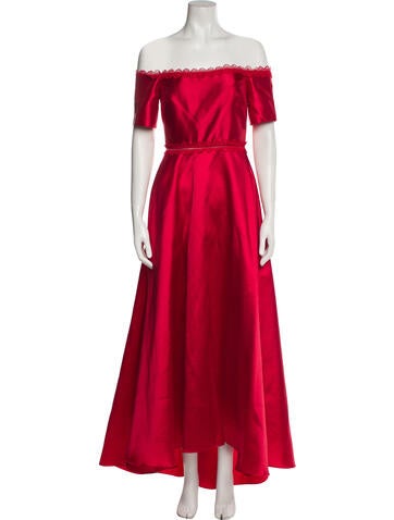 ML Monique Lhuillier Dresses Off-The-Shoulder Long Dress US 2 | XS