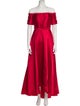 ML Monique Lhuillier Off-The-Shoulder Long Dress