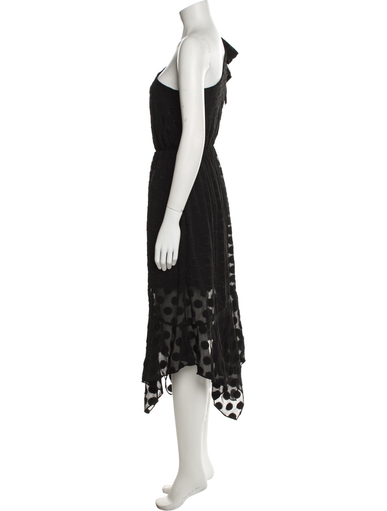 ML Monique Lhuillier Printed Long Dress