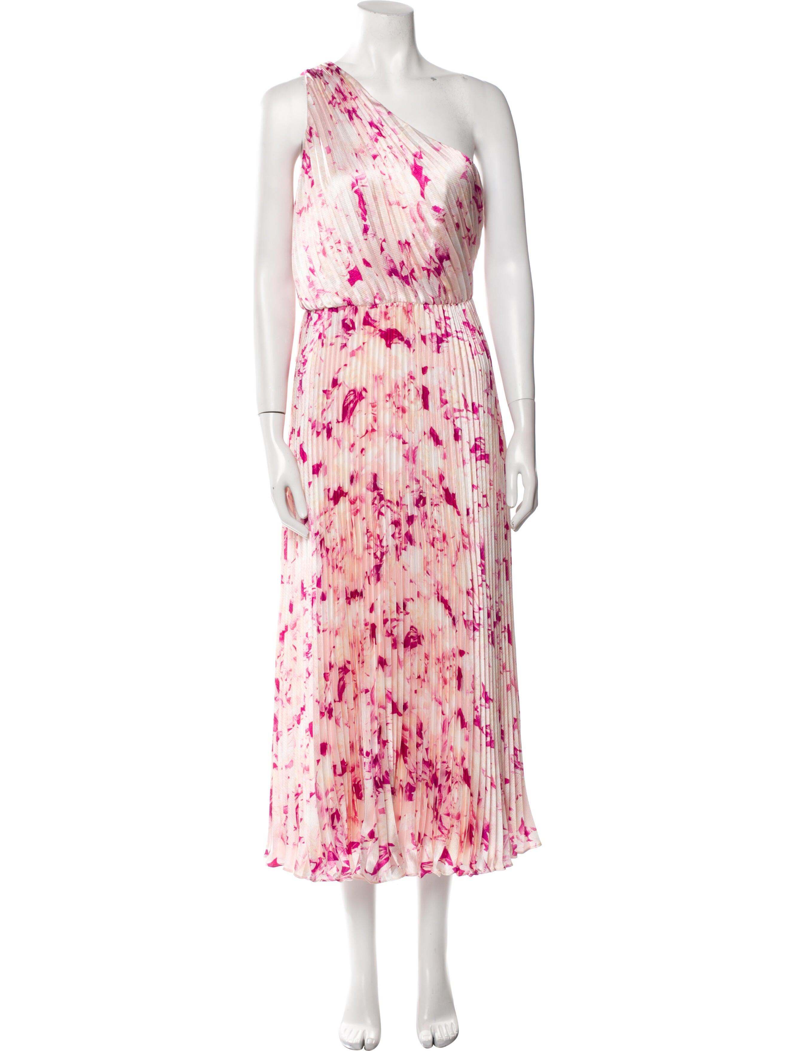 ML Monique Lhuillier Floral Print Long Dress w/ Tags