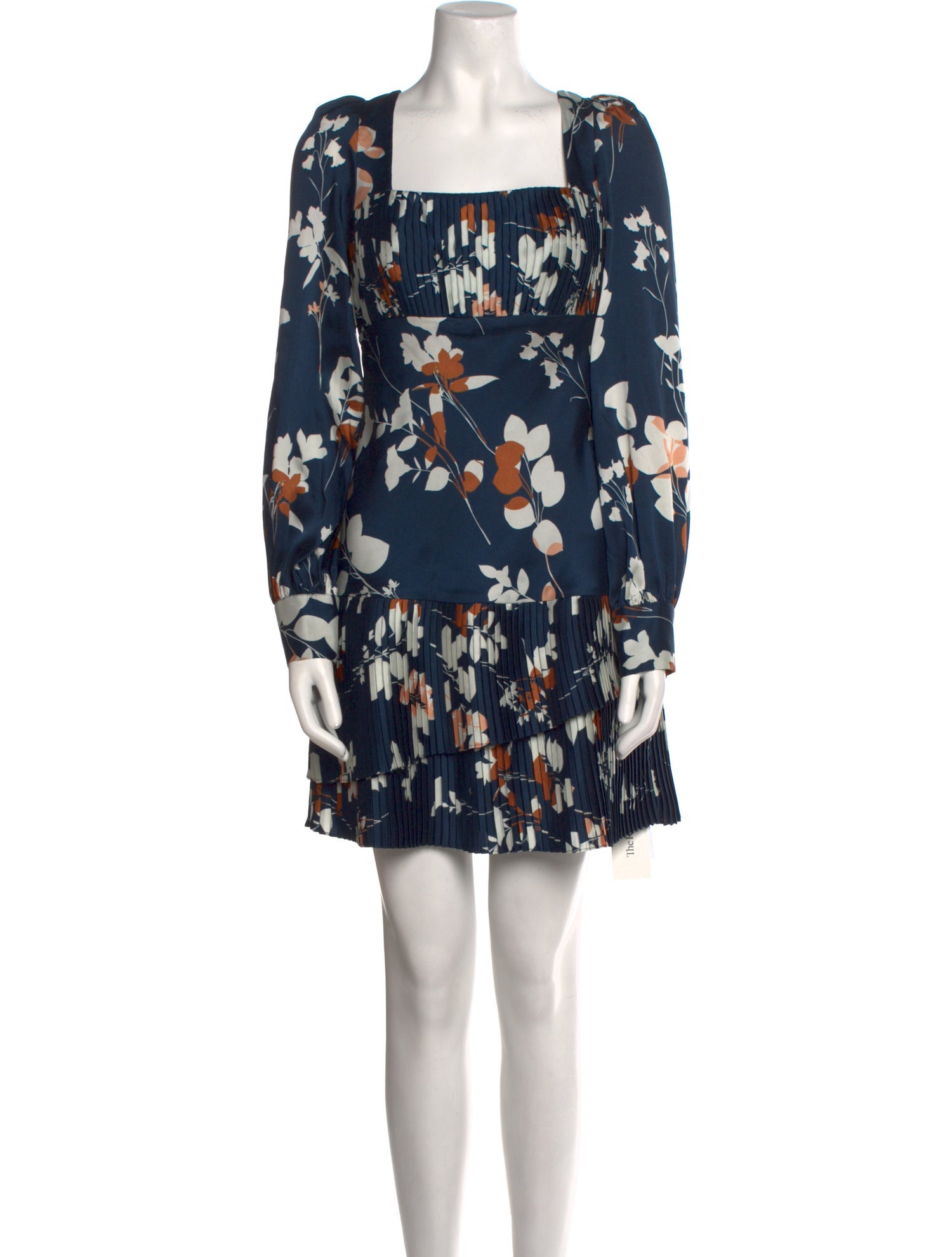 ML Monique Lhuillier Floral Print Mini Dress